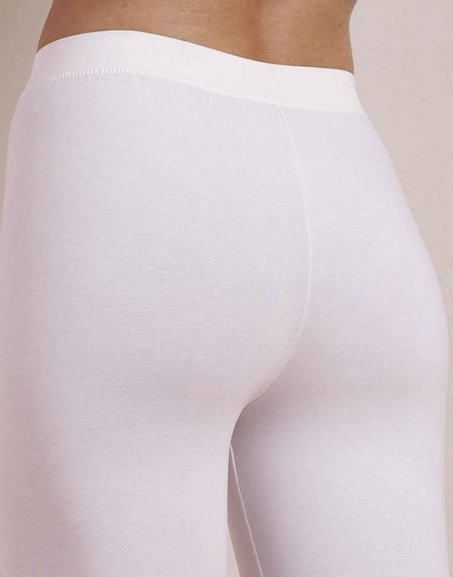 ANKLE LEGGINGS TWIN BIRDS PEARL WHITE E4441 080326LG - ELENTRA DESIGNS BY NIMI HEINS
