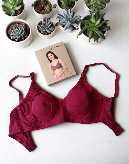 220525BR (E4354) VISMAY NON-PADDED BRA - B Red