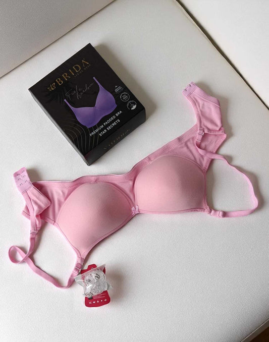 140625BR (E5283) BRIDA PREMIUM PADDED BRA - Baby Pink