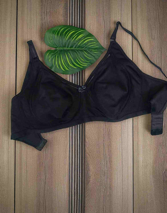 100725BR (E5252) DAISY DEE RIYA NON PADDED BRA - Black