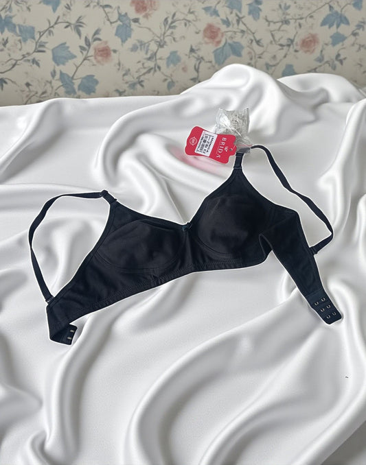 220925BR (E6444) BRIDA NON PADDED BRA - Black