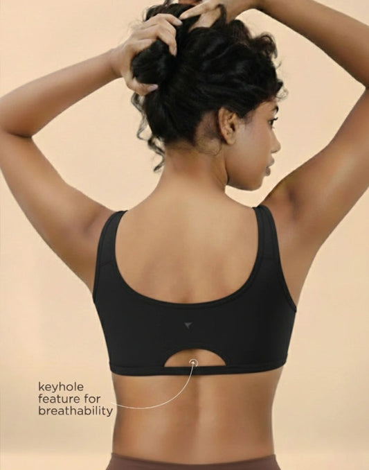 TEENAGER BRA BLOSSOM AESTHETIC BLACK E6436 170925BR - ELENTRA DESIGNS BY NIMI HEINS