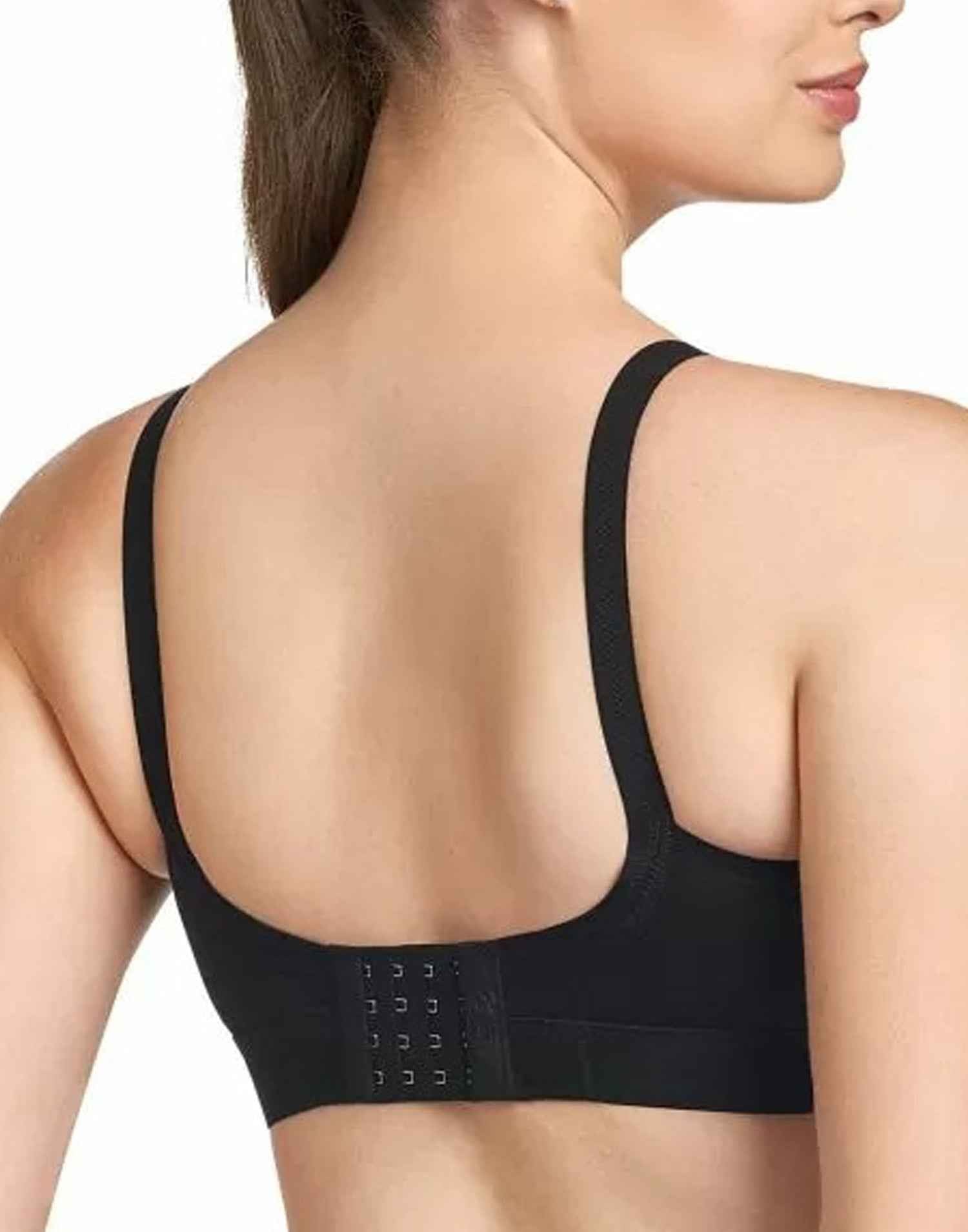 NON PADDED T-SHIRT BRA RIZA ALPA BLACK E6831 160326BR