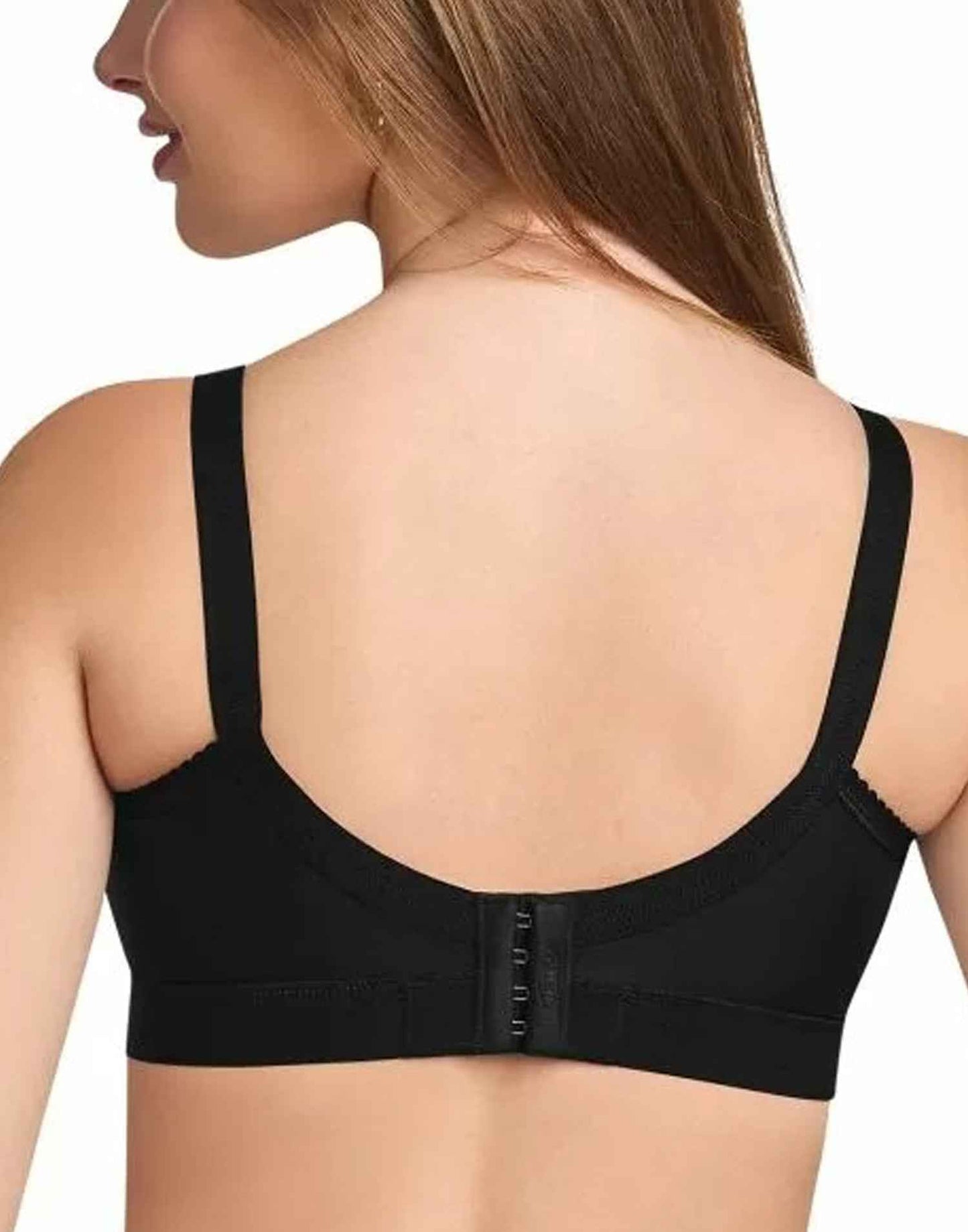 NON PADDED BRA RIZA KRUTHIKA PLAIN BLACK E6832 160326BR
