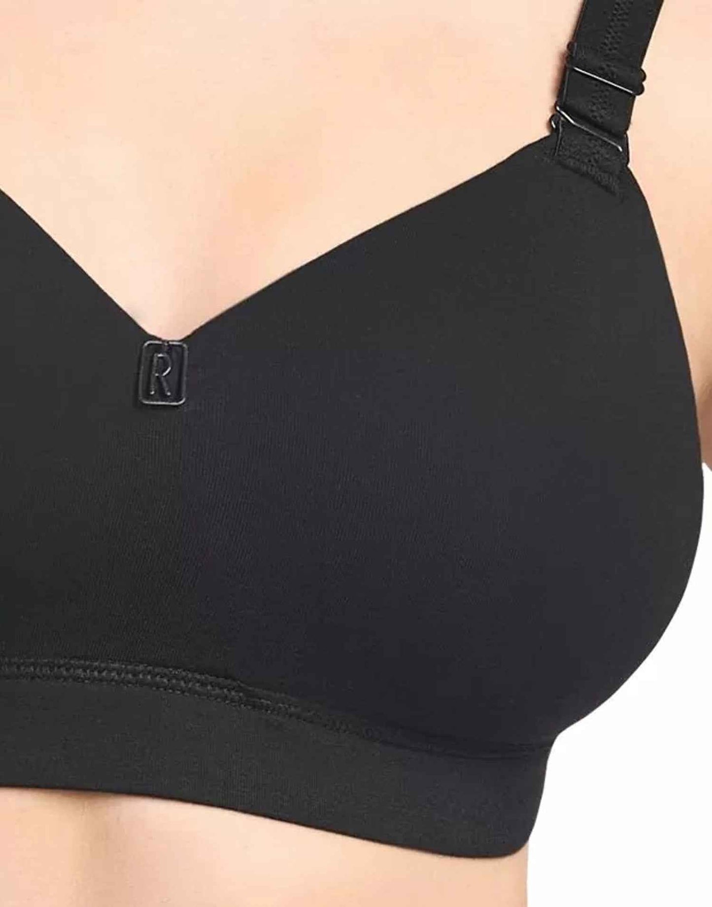 PADDED T-SHIRT BRA RIZA BESTIE BLACK E6775 200326BR
