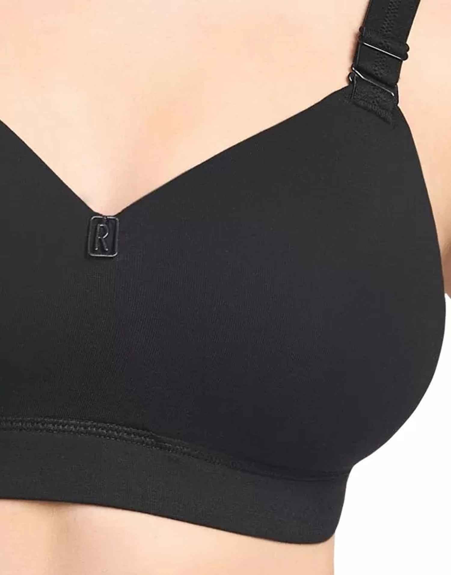 PADDED T-SHIRT BRA RIZA BESTIE BLACK E6775 200326BR