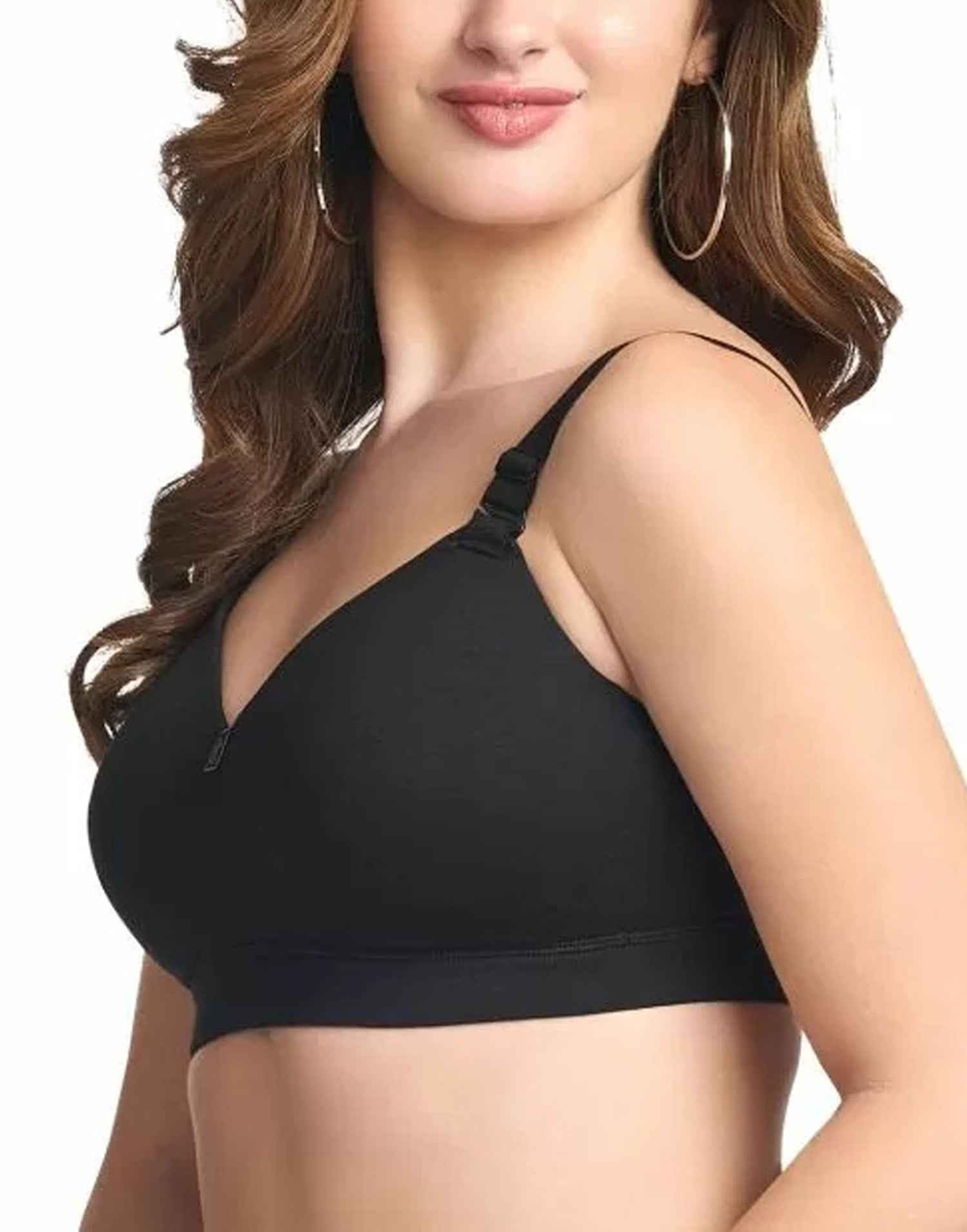 PADDED T-SHIRT BRA RIZA BESTIE BLACK E6775 200326BR