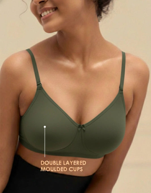 NON PADDED T-SHIRT BRA BLOSSOM MIXED BLACK FOREST E3006 280525BR