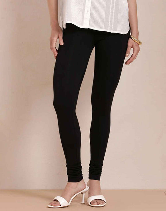 LEGGINGS TWIN BIRDS CARBON BLACK E6715 070326LG - ELENTRA DESIGNS BY NIMI HEINS
