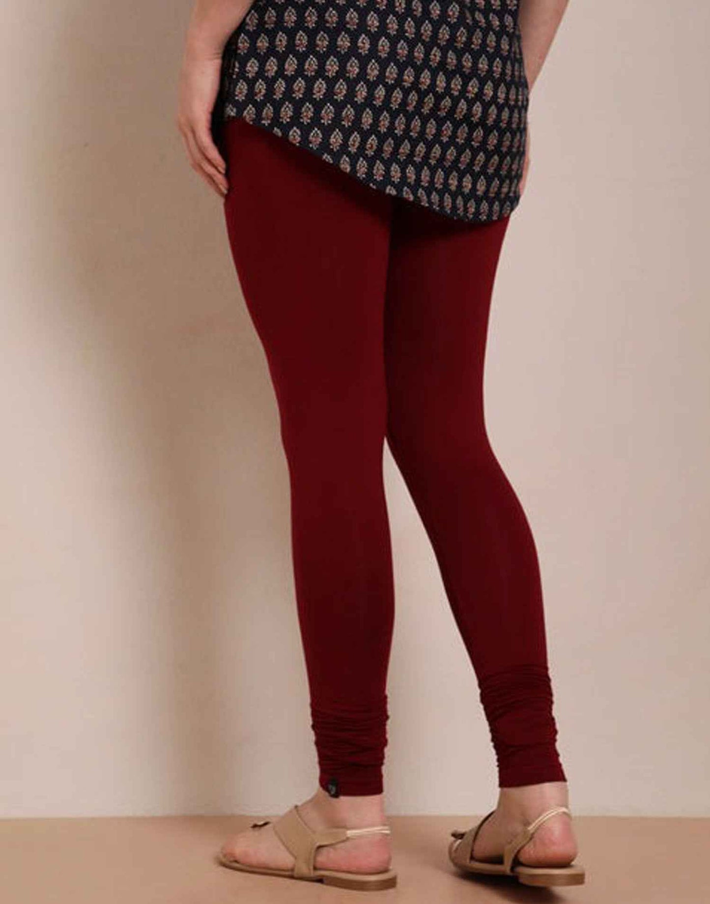 LEGGINGS VISCOS TWIN BIRDS CHERRY BERRY E4428 080326LG - ELENTRA DESIGNS BY NIMI HEINS