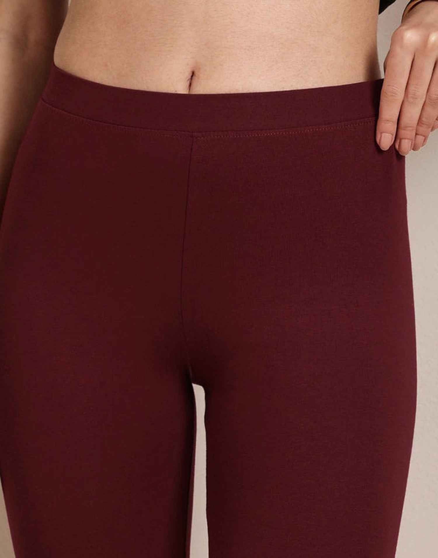 LEGGINGS VISCOS TWIN BIRDS CHERRY BERRY E4428 080326LG - ELENTRA DESIGNS BY NIMI HEINS