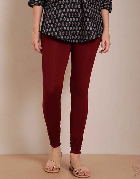 LEGGINGS VISCOS TWIN BIRDS CHERRY BERRY E4428 080326LG - ELENTRA DESIGNS BY NIMI HEINS