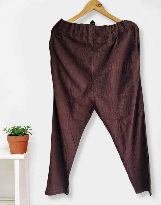 CIGARETTE PANT COFFEE BROWN E4288 090326BW - ELENTRA DESIGNS BY NIMI HEINS