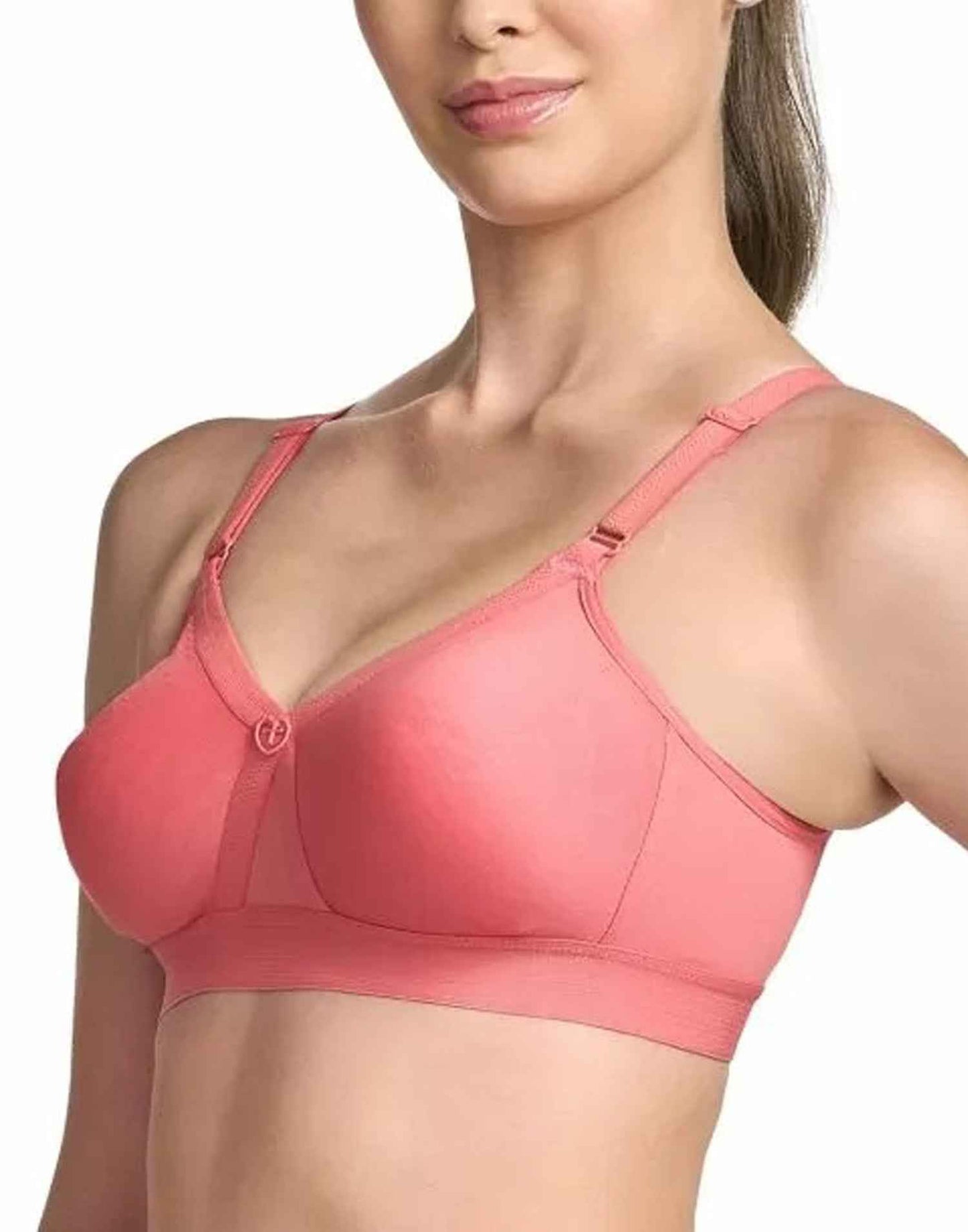 NON PADDED T-SHIRT BRA RIZA ALPA CORAL E6831 160326BR