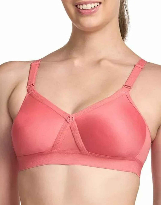 NON PADDED T-SHIRT BRA RIZA ALPA CORAL E6831 160326BR - ELENTRA DESIGNS BY NIMI HEINS