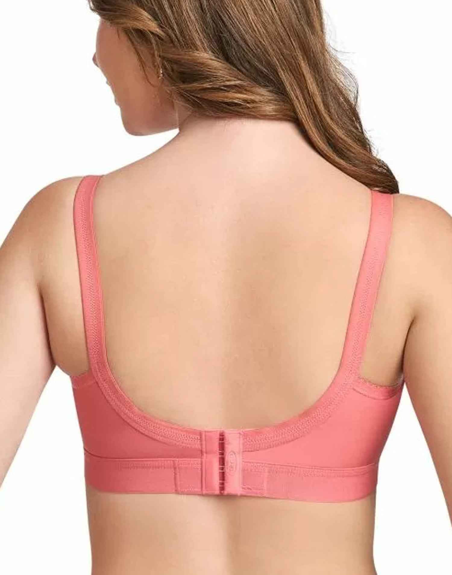 NON PADDED BRA RIZA KRUTHIKA PLAIN CORAL E6832 160326BR