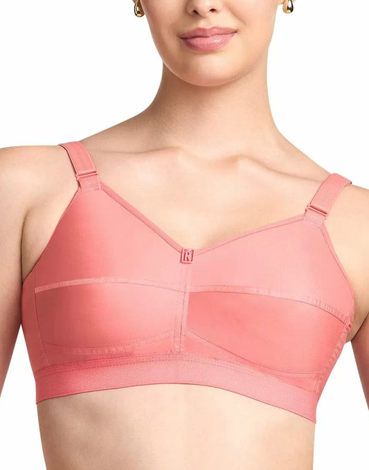 NON PADDED BRA RIZA COTTON FIT KORAL E6776 280226BR - ELENTRA DESIGNS BY NIMI HEINS