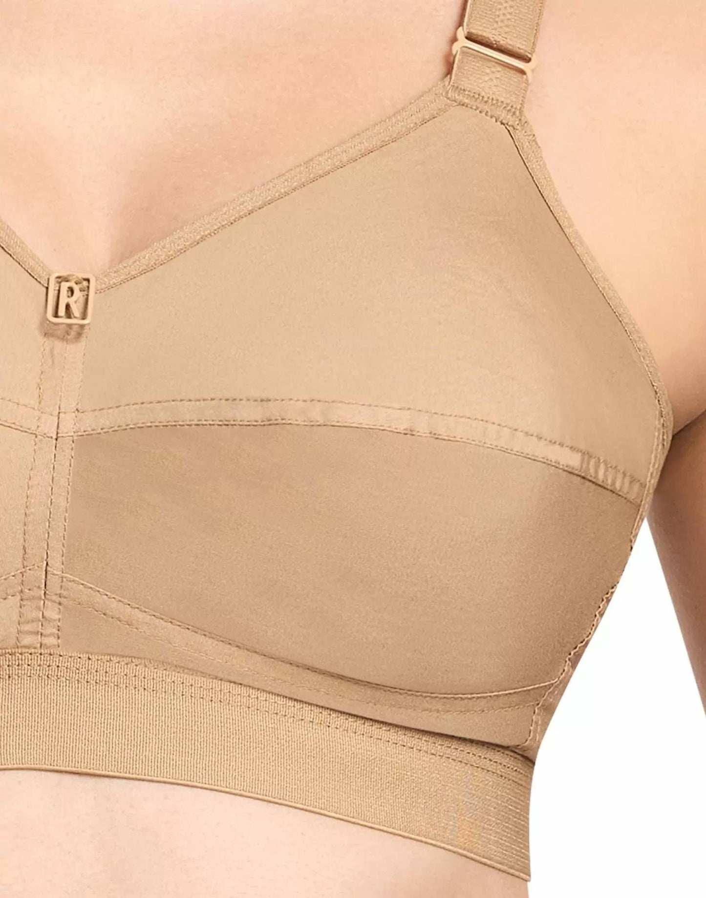 NON PADDED BRA RIZA COTTON FIT NUDE E6776 250226BR - ELENTRA DESIGNS BY NIMI HEINS