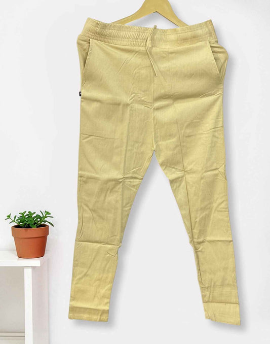 CIGARETTE PANT CREAM E4288 090326BW - ELENTRA DESIGNS BY NIMI HEINS