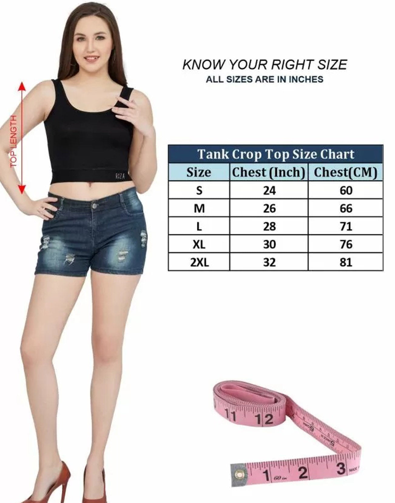 CAMISOLE RIZA CROP TOP TANK TOP BLACK E6932 280426CL - ELENTRA DESIGNS BY NIMI HEINS