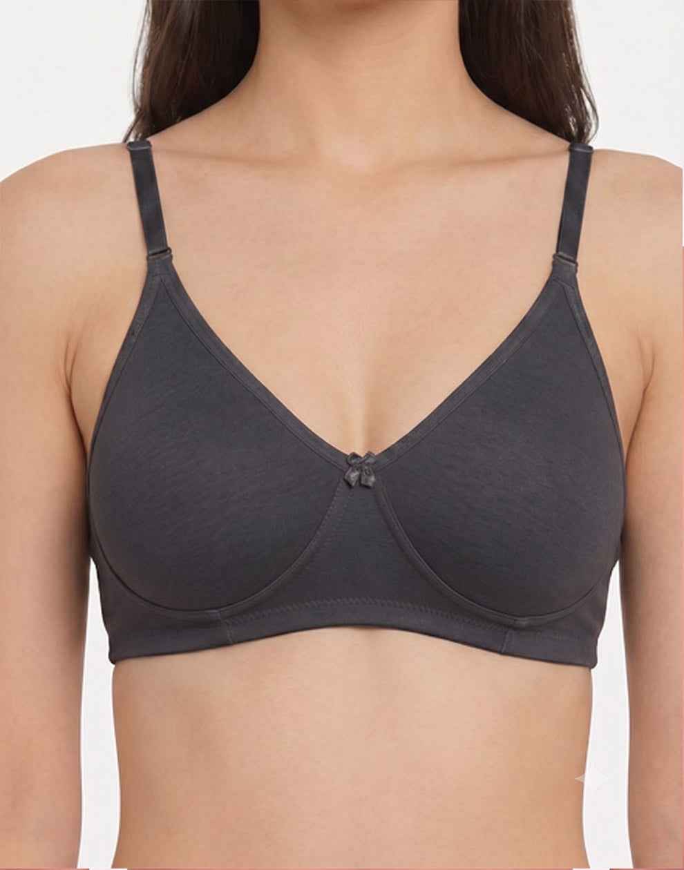 NON PADDED BRA BRIDA MONICA DARK GRAY E6444 220925BR