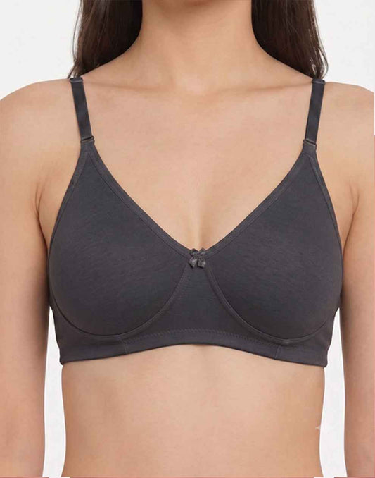 NON PADDED BRA BRIDA MONICA DARK GRAY E6444 220925BR