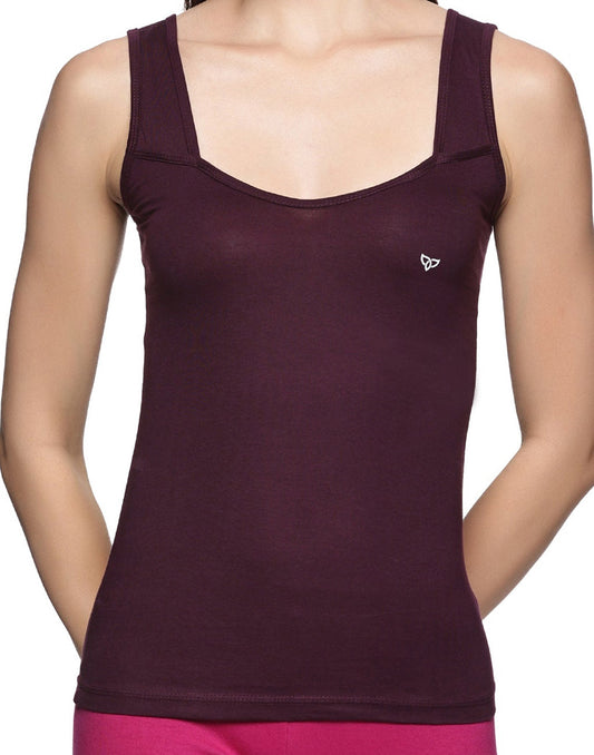 CAMISOLE TEENS DARK PURPLE E6294 230925CL - ELENTRA DESIGNS BY NIMI HEINS