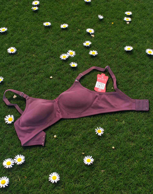 170925BR (E6443) BRIDA NON PADDED BRA - Dark Purple