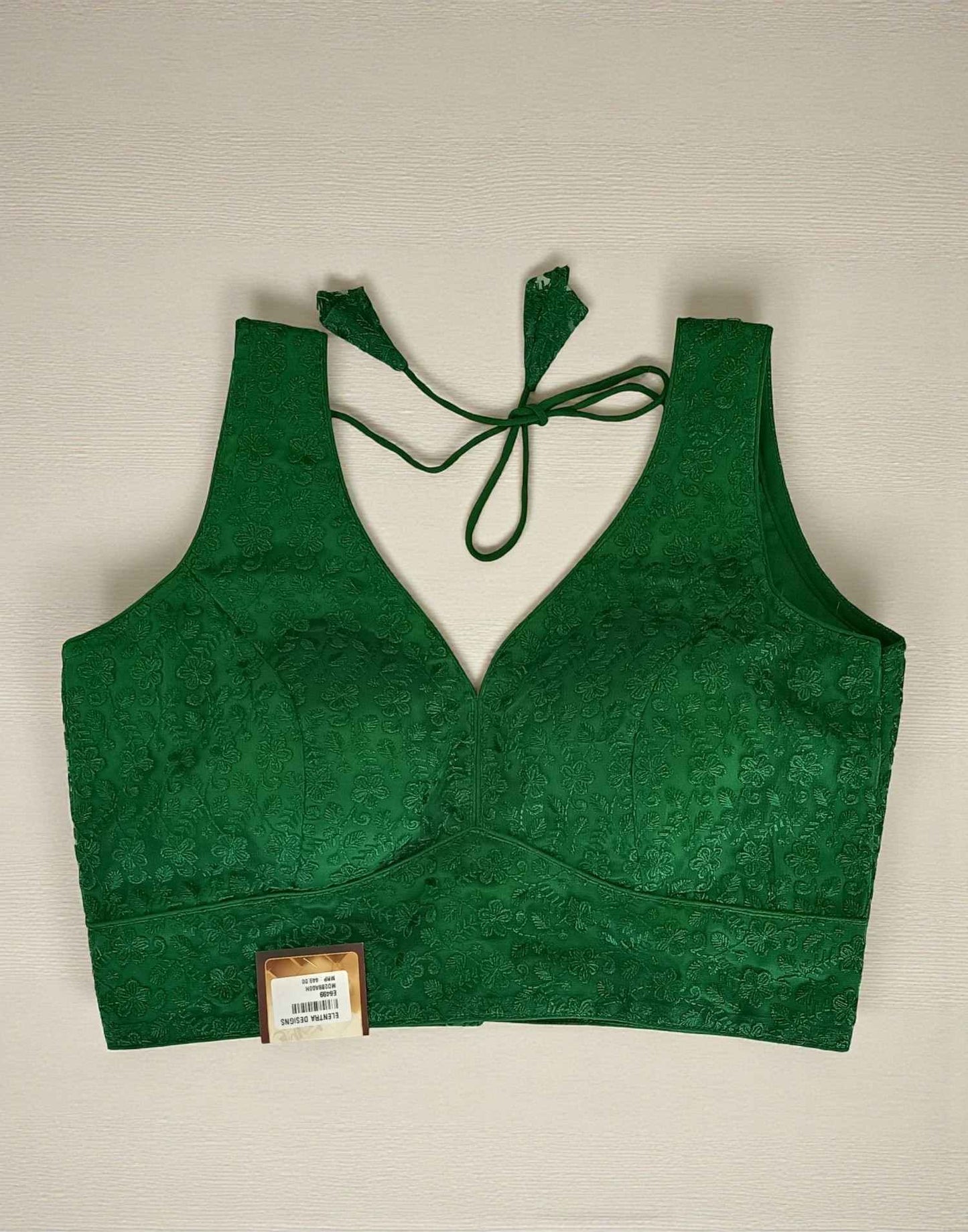 241025BL (E6499) READYMADE BLOUSE - Dark Green