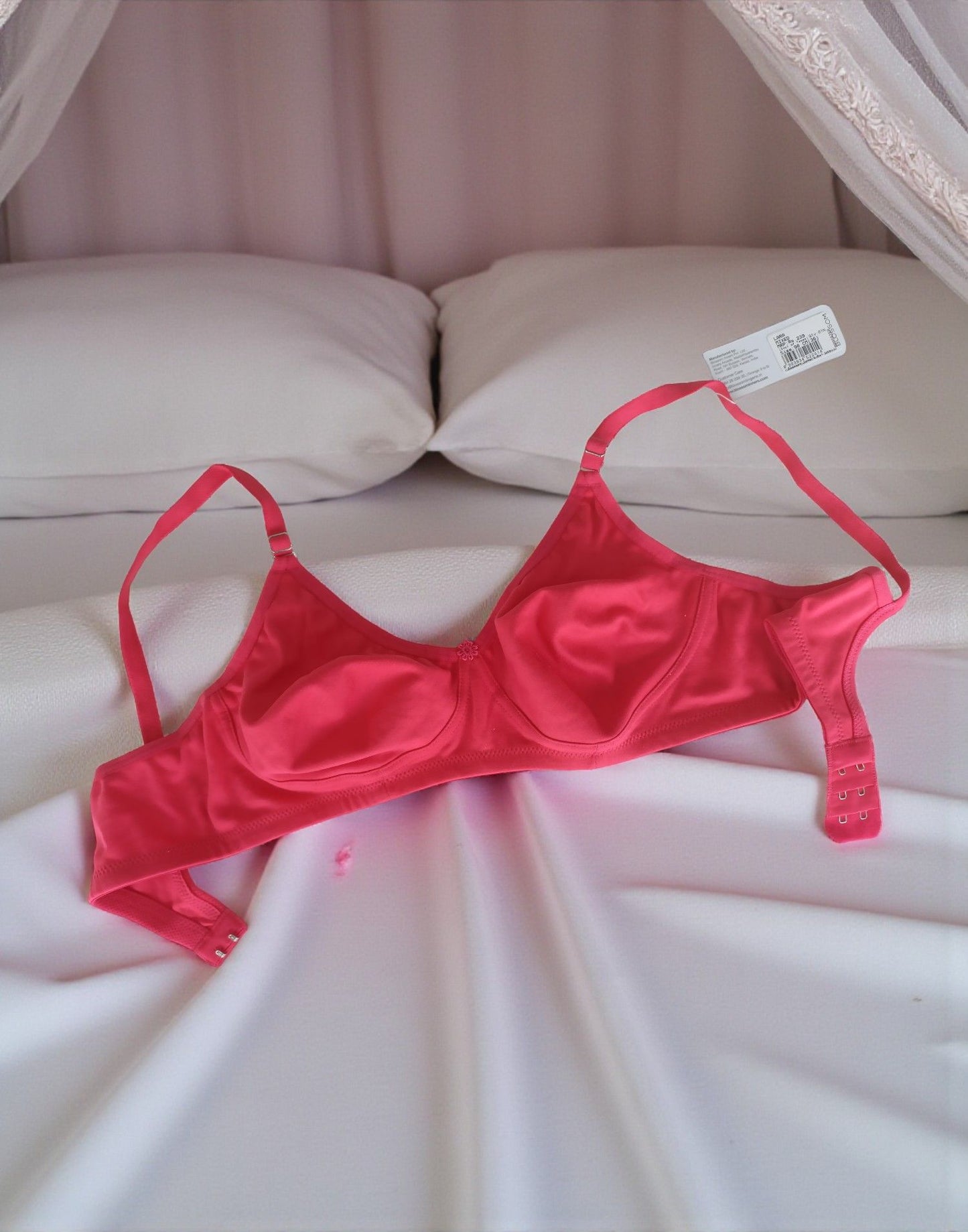 251025BR (B4U 265) BLOSSOM NON PADDED BRA - Dark Peach