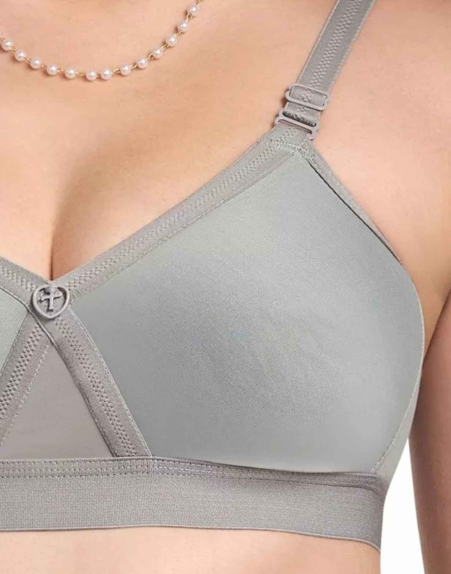 NON PADDED T-SHIRT BRA RIZA ALPA GRAY E6831 160326BR