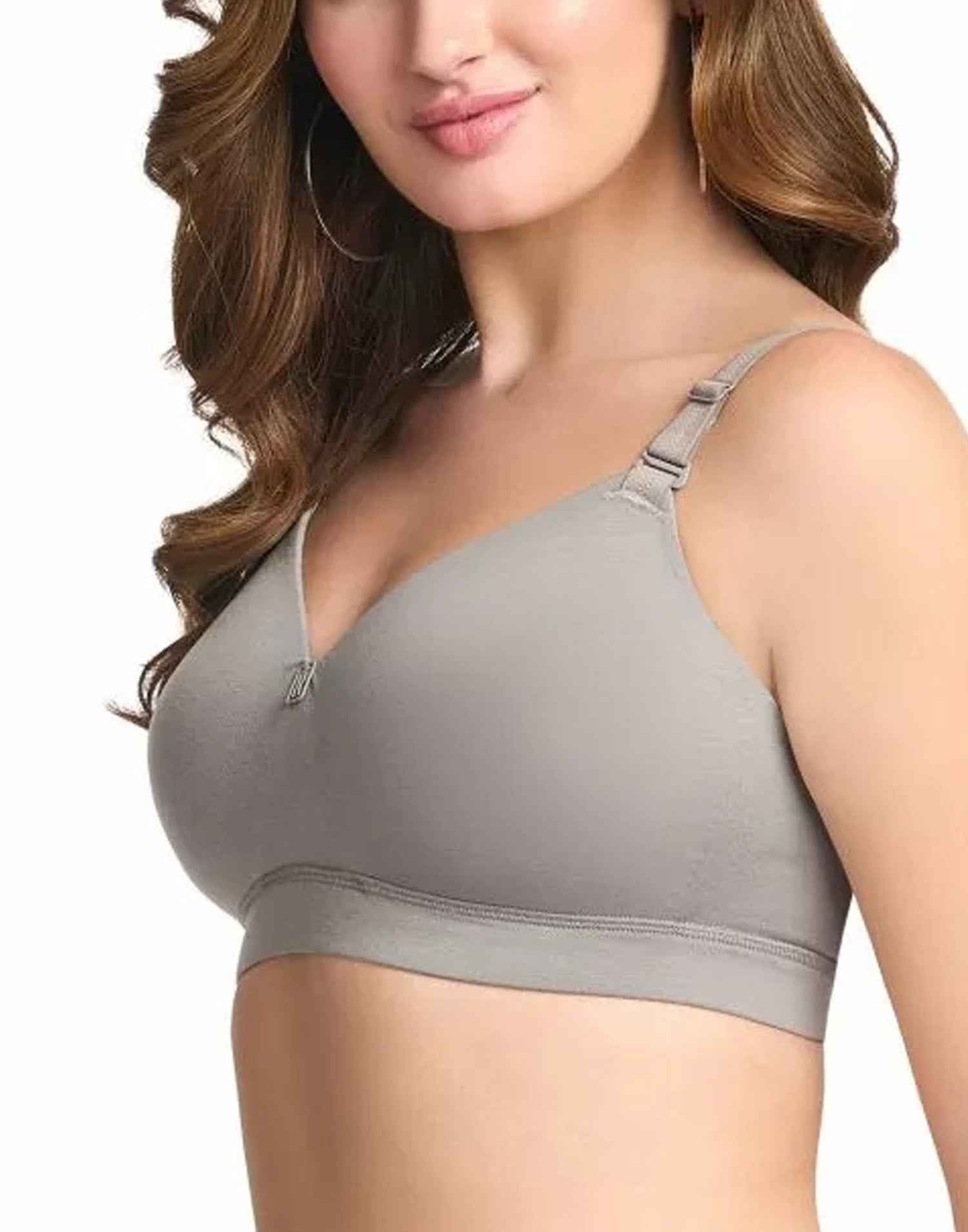 PADDED T-SHIRT BRA RIZA BESTIE GRAY E6775 200326BR - ELENTRA DESIGNS BY NIMI HEINS
