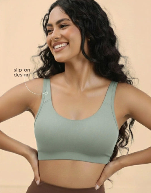 TEENAGER BRA BLOSSOM AESTHETIC ICEBERG GREEN E6436 170925BR - ELENTRA DESIGNS BY NIMI HEINS