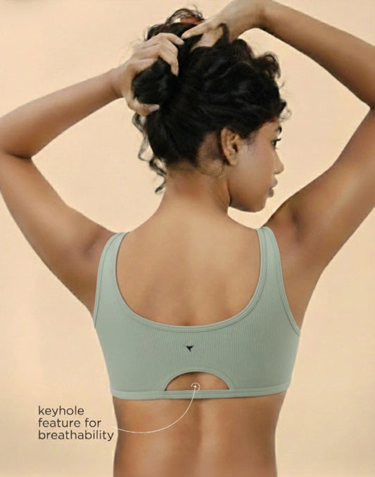 TEENAGER BRA BLOSSOM AESTHETIC ICEBERG GREEN E6436 170925BR - ELENTRA DESIGNS BY NIMI HEINS