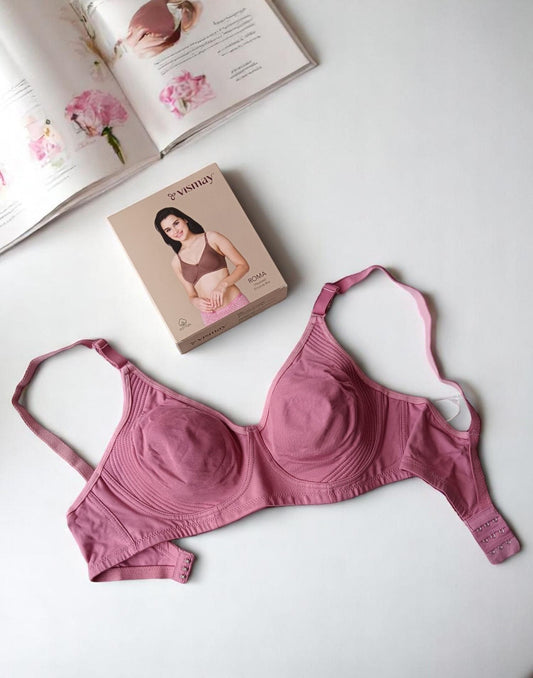 220525BR (E4354) VISMAY NON-PADDED BRA - H Rose