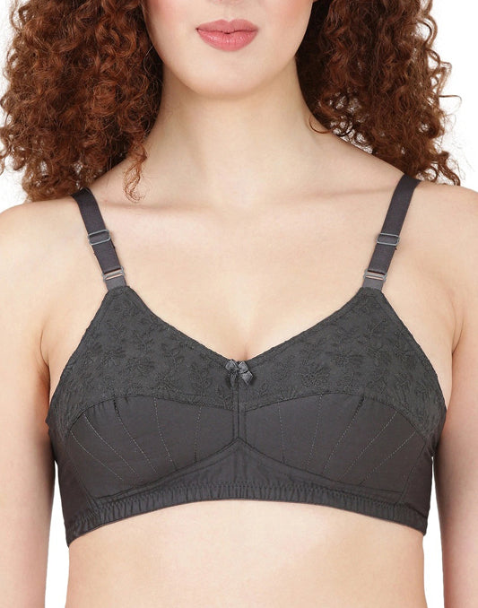 NON PADDED BRA BLOSSOM HAKO LIFT CARBON E3191 210626BR