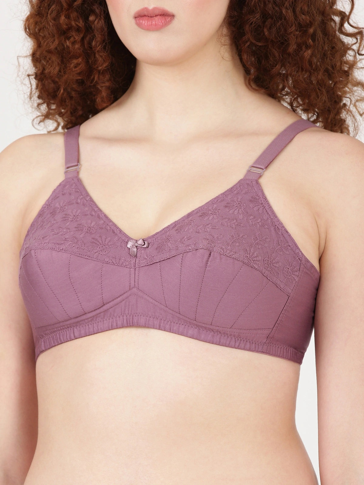 NON PADDED BRA BLOSSOM HAKO LIFT MAUVE E3191 210626BR