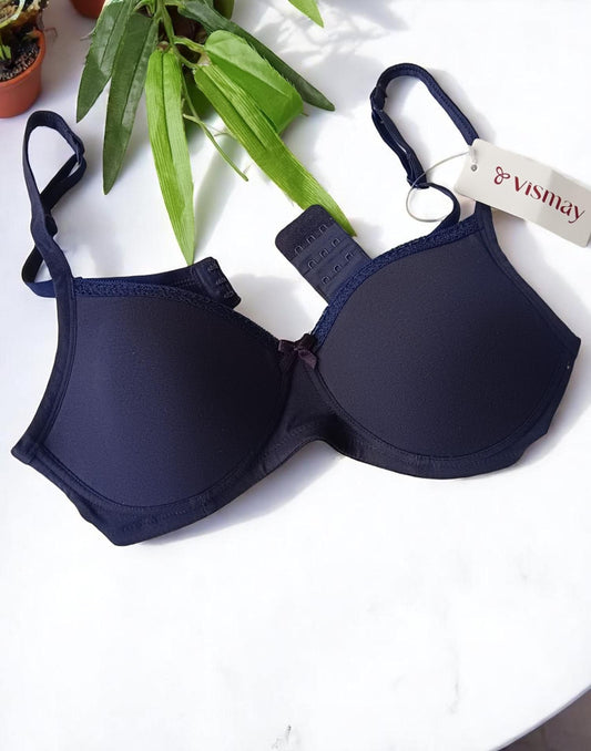 150525BR (E4356) VISMAY PADDED BRA - D Navy