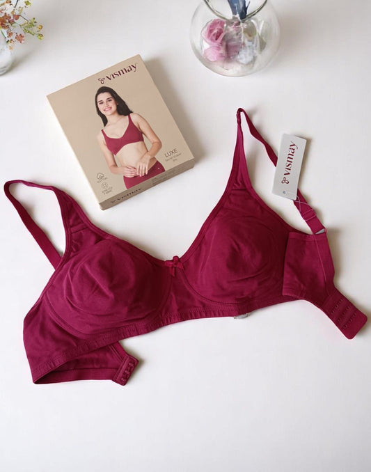 170525BR (E4354) VISMAY NON-PADDED BRA - B Red