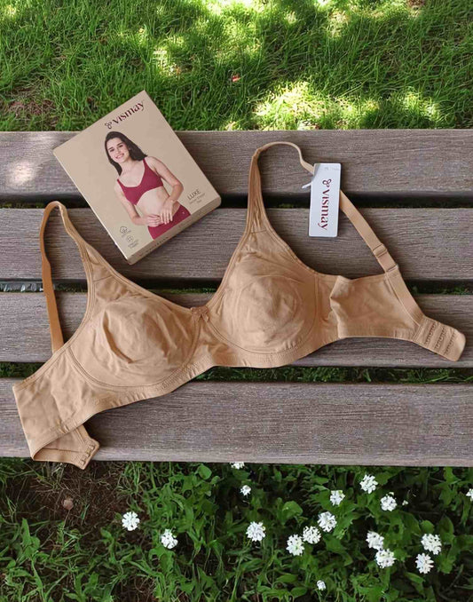 170525BR (E4354) VISMAY NON-PADDED BRA - Nude