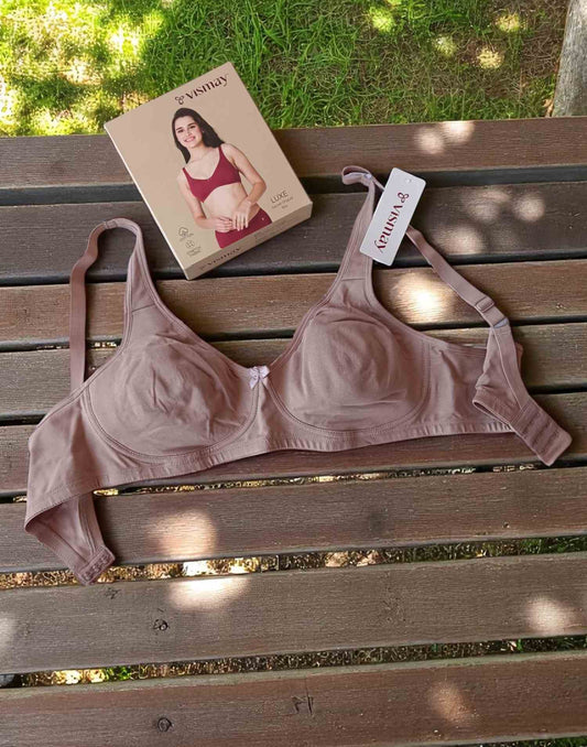 170525BR (E4354) VISMAY NON-PADDED BRA - Mocha