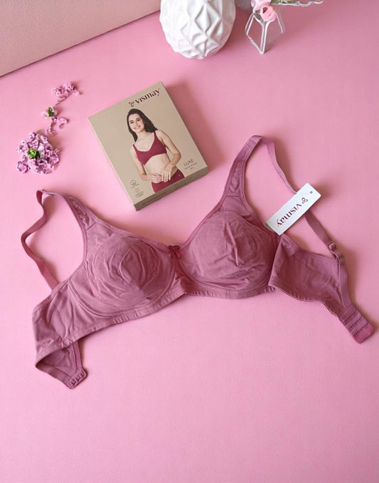 170525BR (E4354) VISMAY NON-PADDED BRA - H Rose