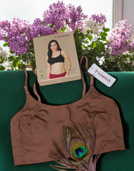 210525BR (E3855) VISMAY BEGINNERS BRA - Brown
