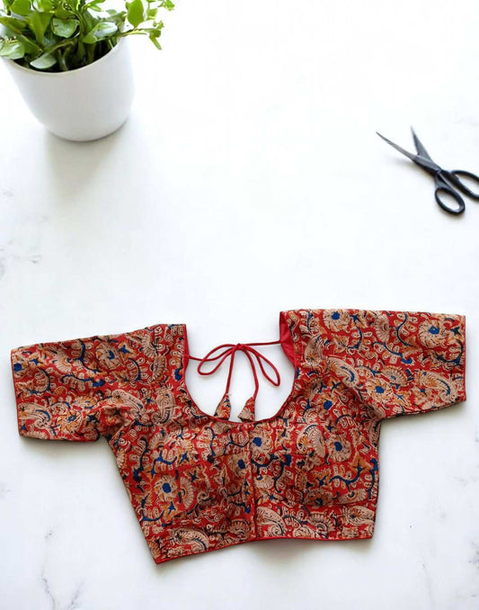 210525BL (E4273) READYMADE BLOUSE - Red