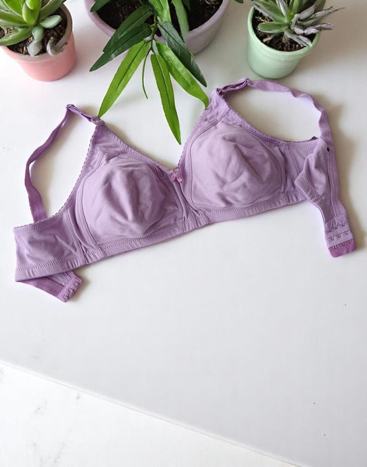 260525BR (E4177) BODY RHYME NON PADDED BRA - Lavender