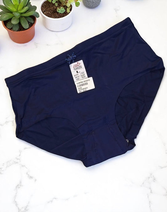 130625PS (E6155) POOJA RAGINI FLAWLESS PANTIES - Navy Blue