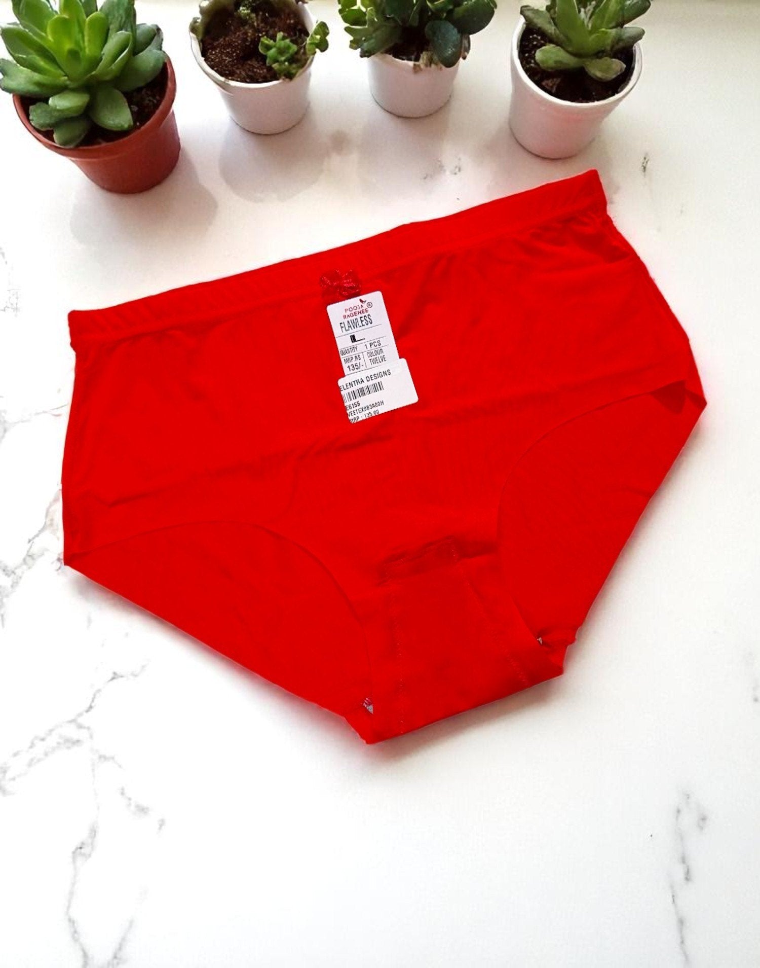 130625PS (E6155) POOJA RAGINI FLAWLESS PANTIES - Red – ELENTRA DESIGNS ...