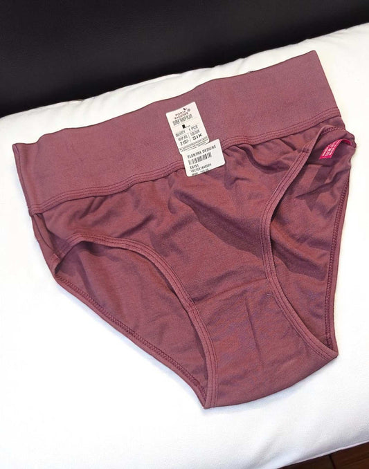 140625PS (E6151/52/53/54) POOJA RAGINI TUMMY TUCKER PANTIES - Dusty Grape