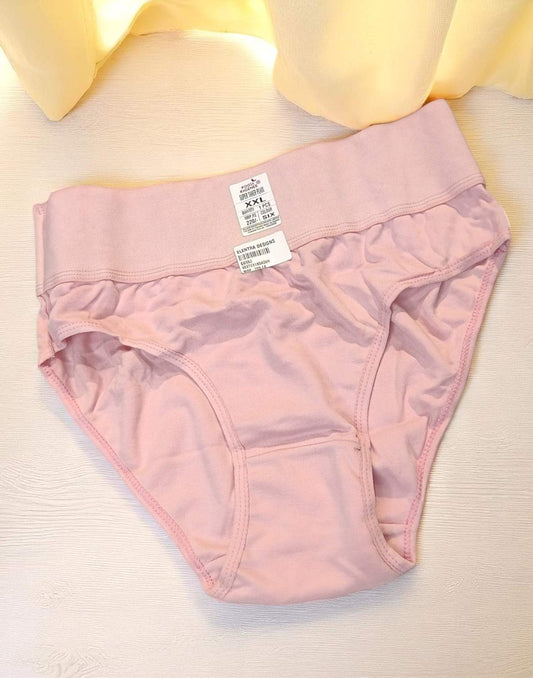 140625PS (E6151/52/53/54) POOJA RAGINI TUMMY TUCKER PANTIES - Pastel Pink