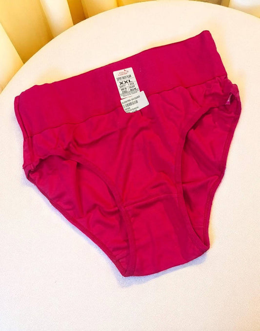 140625PS (E6151/52/53/54) POOJA RAGINI TUMMY TUCKER PANTIES - Hot Pink